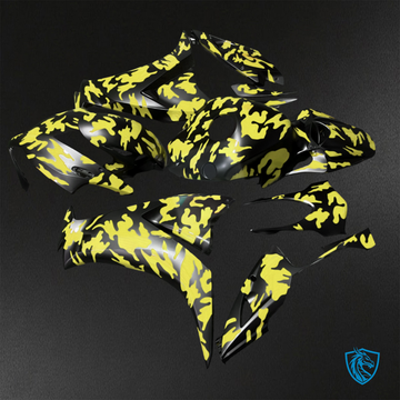 Honda CBR1000RR (2012-2016) Gloss Yellow Camo  ABS Bodywork - Fairings Kit