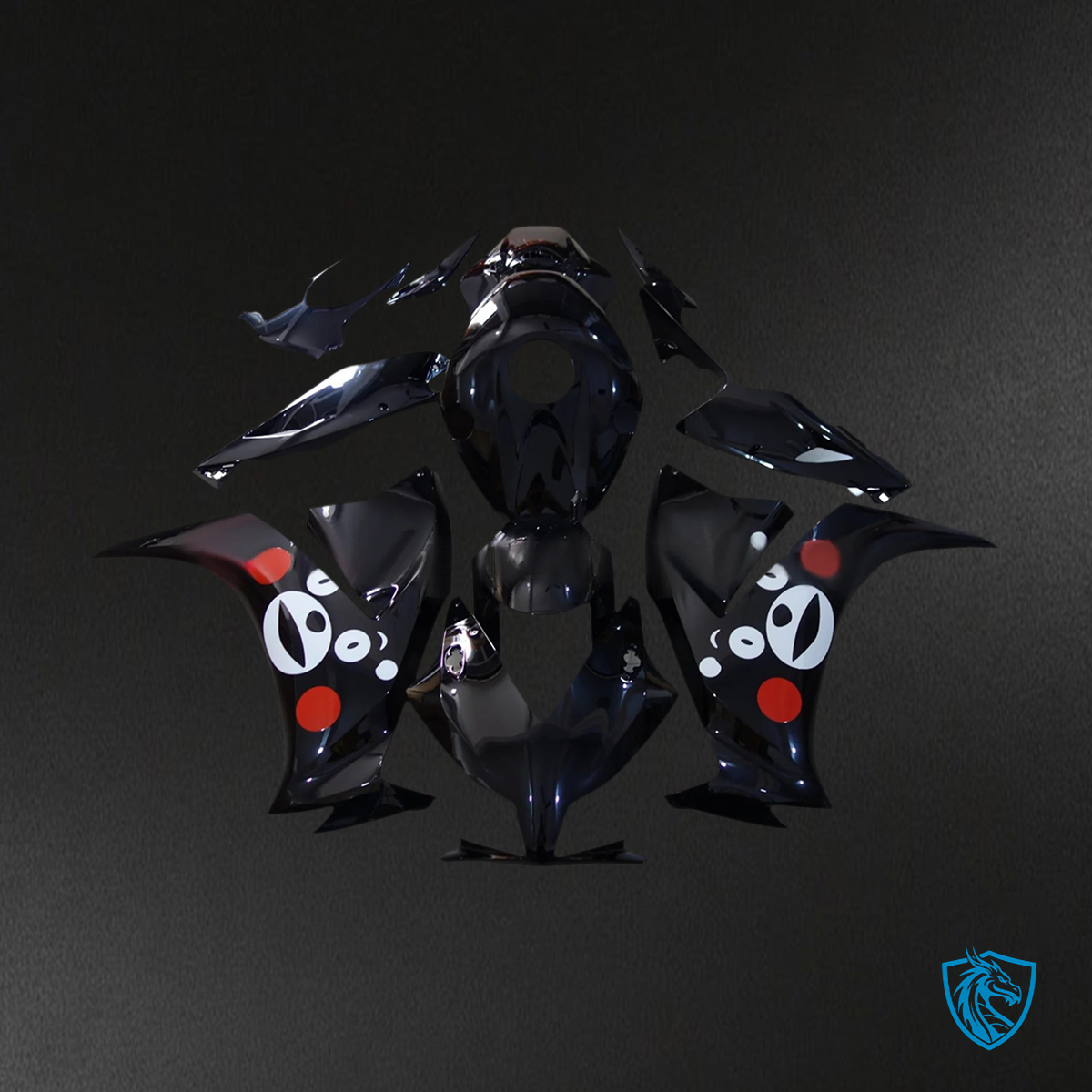 Honda CBR1000RR (2012-2016) Black Bear - Fairing Kit