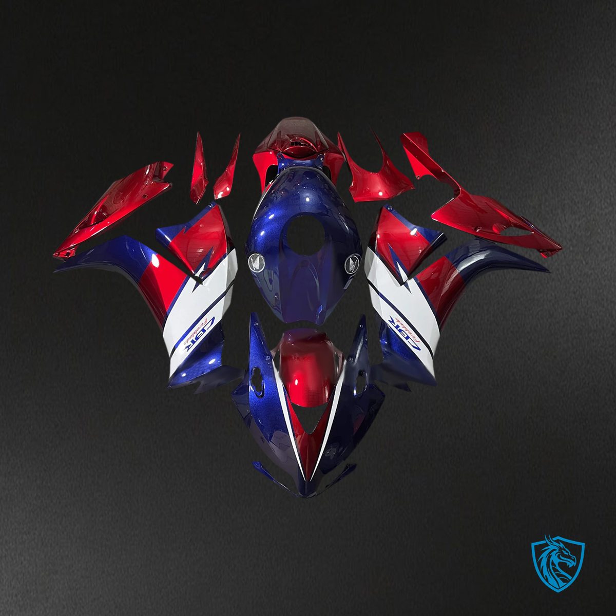 Honda CBR1000RR (2012-2016) Blue Red & White - Fairing Kit