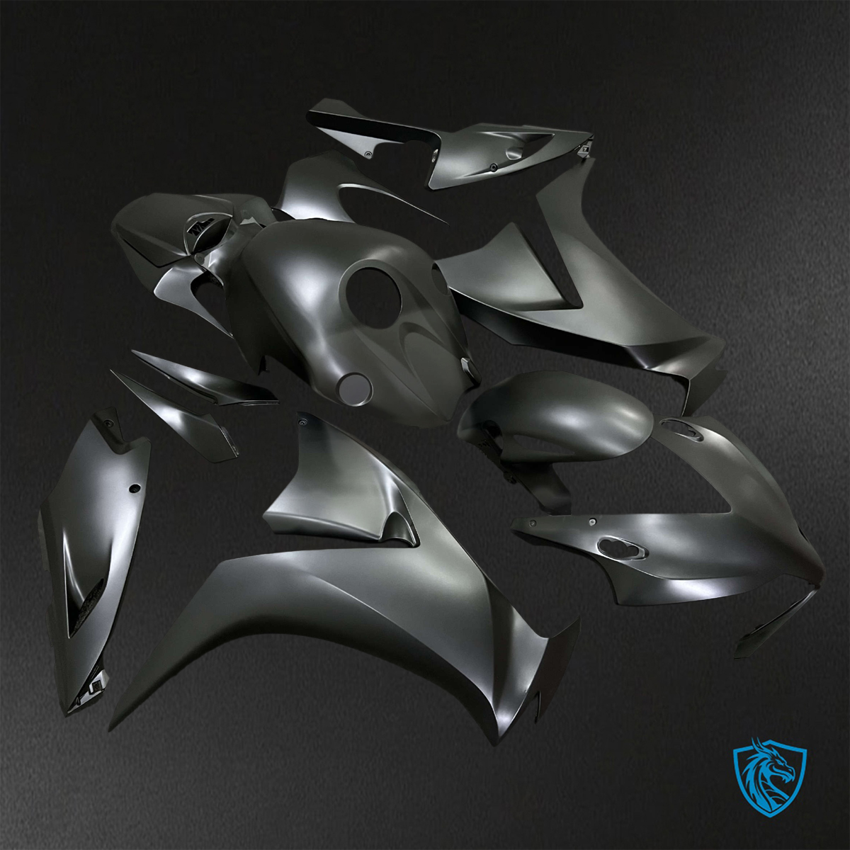 Honda CBR1000RR (2012-2016) Matte Black Fairings Kit - Aftermarket ABS Bodywork