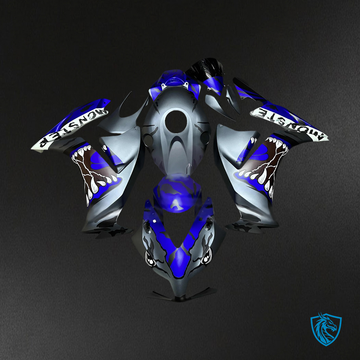 Honda CBR1000RR (2012-2016) Gray Black & Blue - Fairing Kit