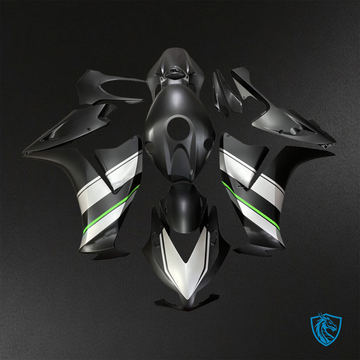 Honda CBR1000RR (2012-2016) Matte Black, White & Green - Replacement Motorcycle Fairings Kit