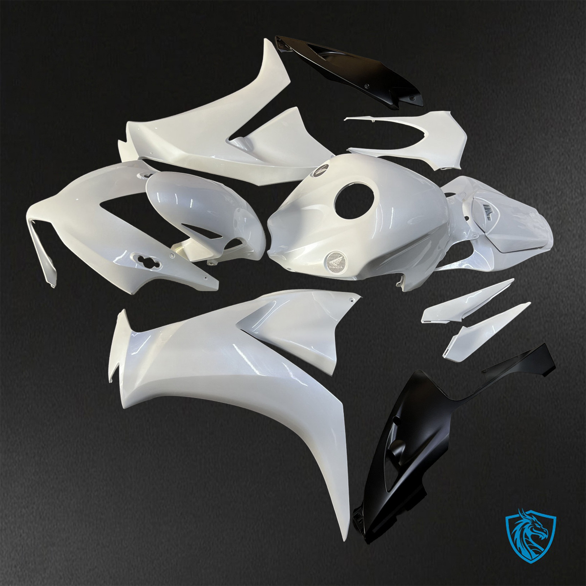 Honda CBR1000RR (2012-2016) Matte White Fairings Kit - Aftermarket ABS Bodywork