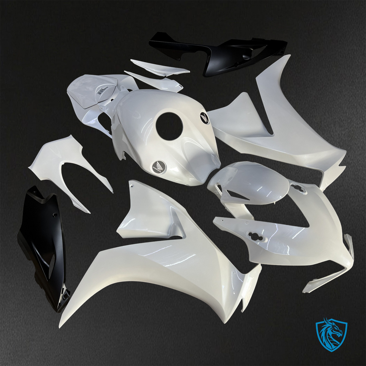 Honda CBR1000RR (2012-2016) Matte White Fairings Kit - Aftermarket ABS Bodywork