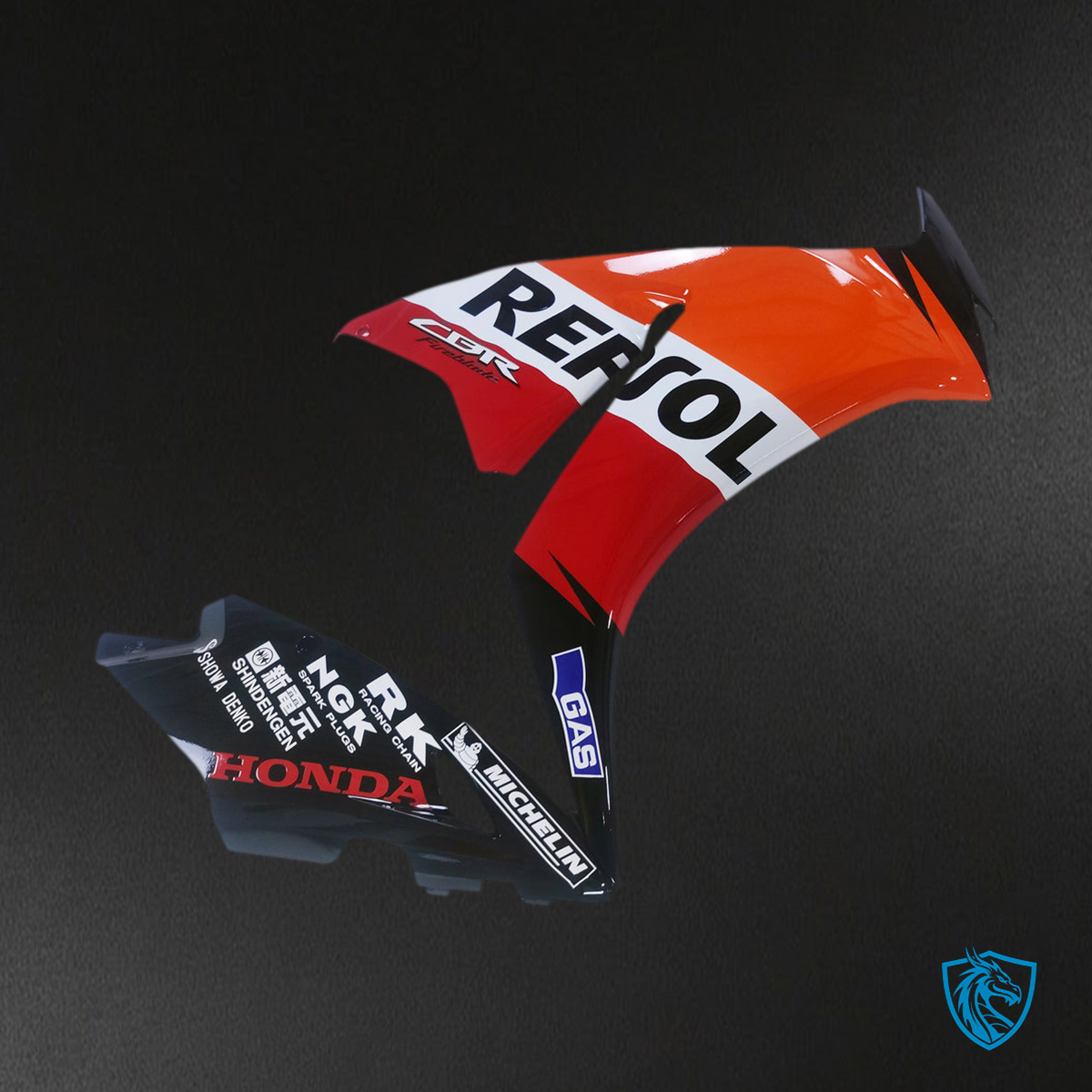 Honda CBR1000RR (2012-2016) Orange & Black Repsol Generic Fairings Kit | ABS Bodywork