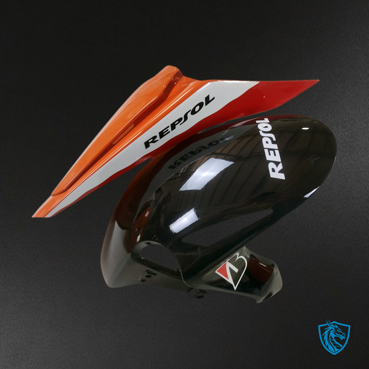 Honda CBR1000RR (2012-2016) Orange & Black Repsol Generic Fairings Kit | ABS Bodywork