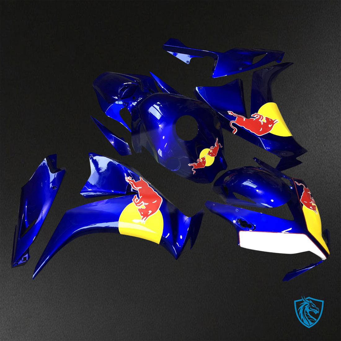 Honda CBR1000RR (2012-2016) Blue, Yellow, White & Red Bull ABS Bodywork - Fairings Kit