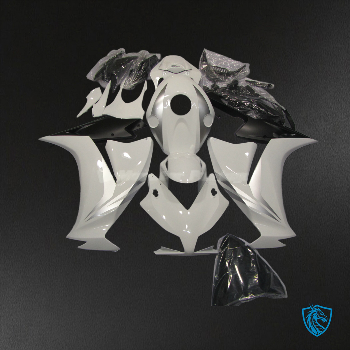 Honda CBR1000RR (2012-2016) White Fairings Kit - Aftermarket ABS Bodywork