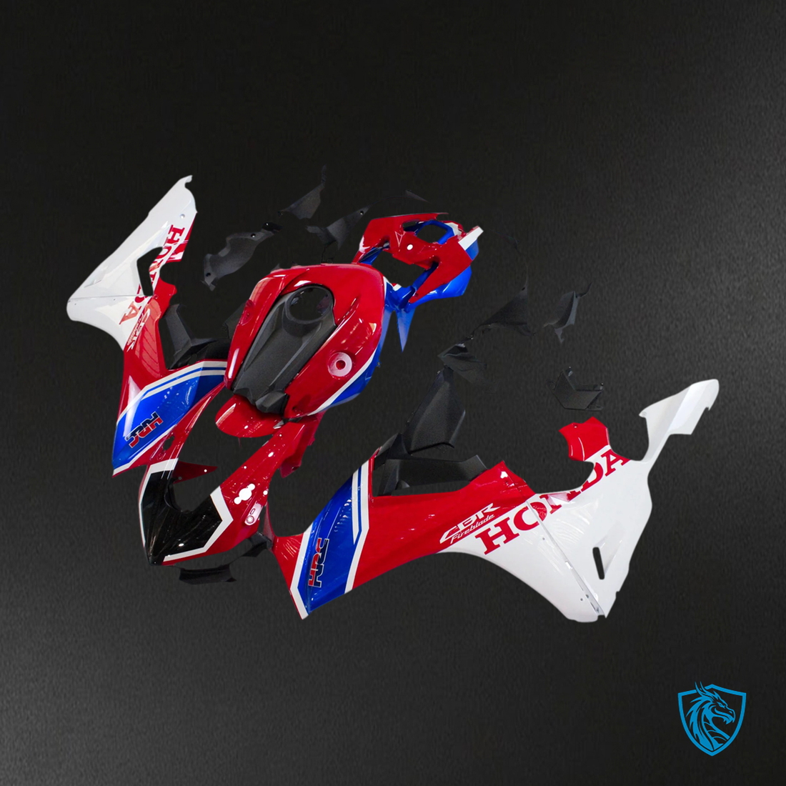 Honda CBR1000RR (2017-2025) Red & White Style2 - Fairing Kit