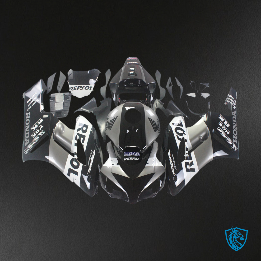 Honda CBR1000RR (2017-2025) Black Style2 - Fairing Kit