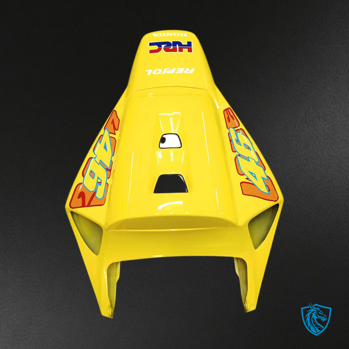 Honda CBR1000RR (2004-2005) Black & Yellow Valentino Rossi Racing Generic - Custom ABS Fairing Kit