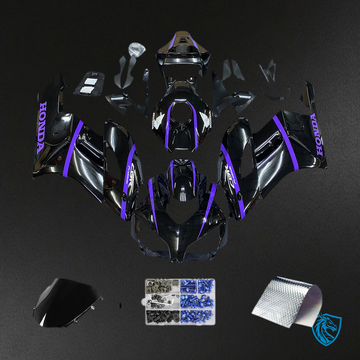Honda CBR1000RR (2004-2005) Black & Purple - MERGEment Motorcycle Fairings Kit