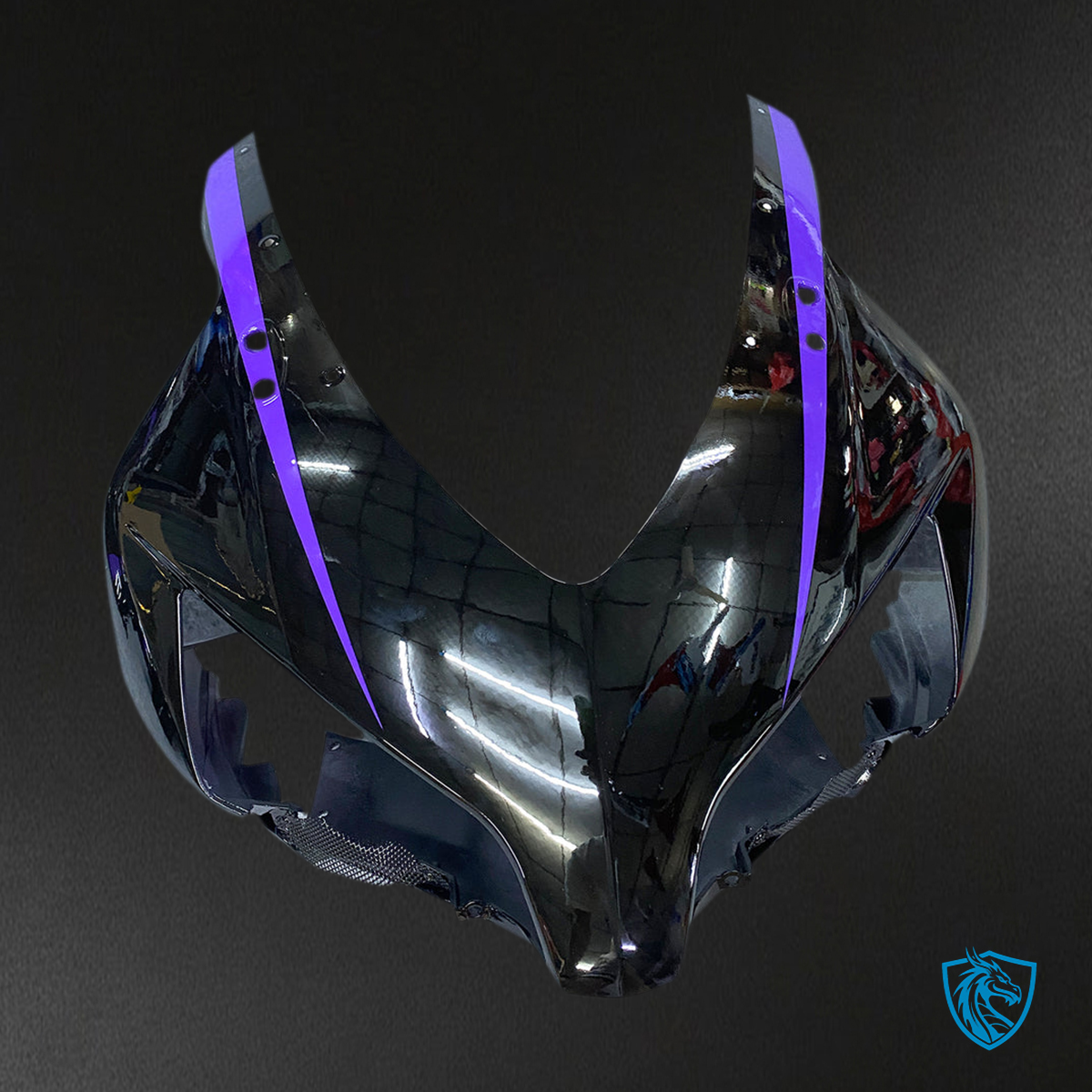 Honda CBR1000RR (2004-2005) Black & Purple - MERGEment Motorcycle Fairings Kit