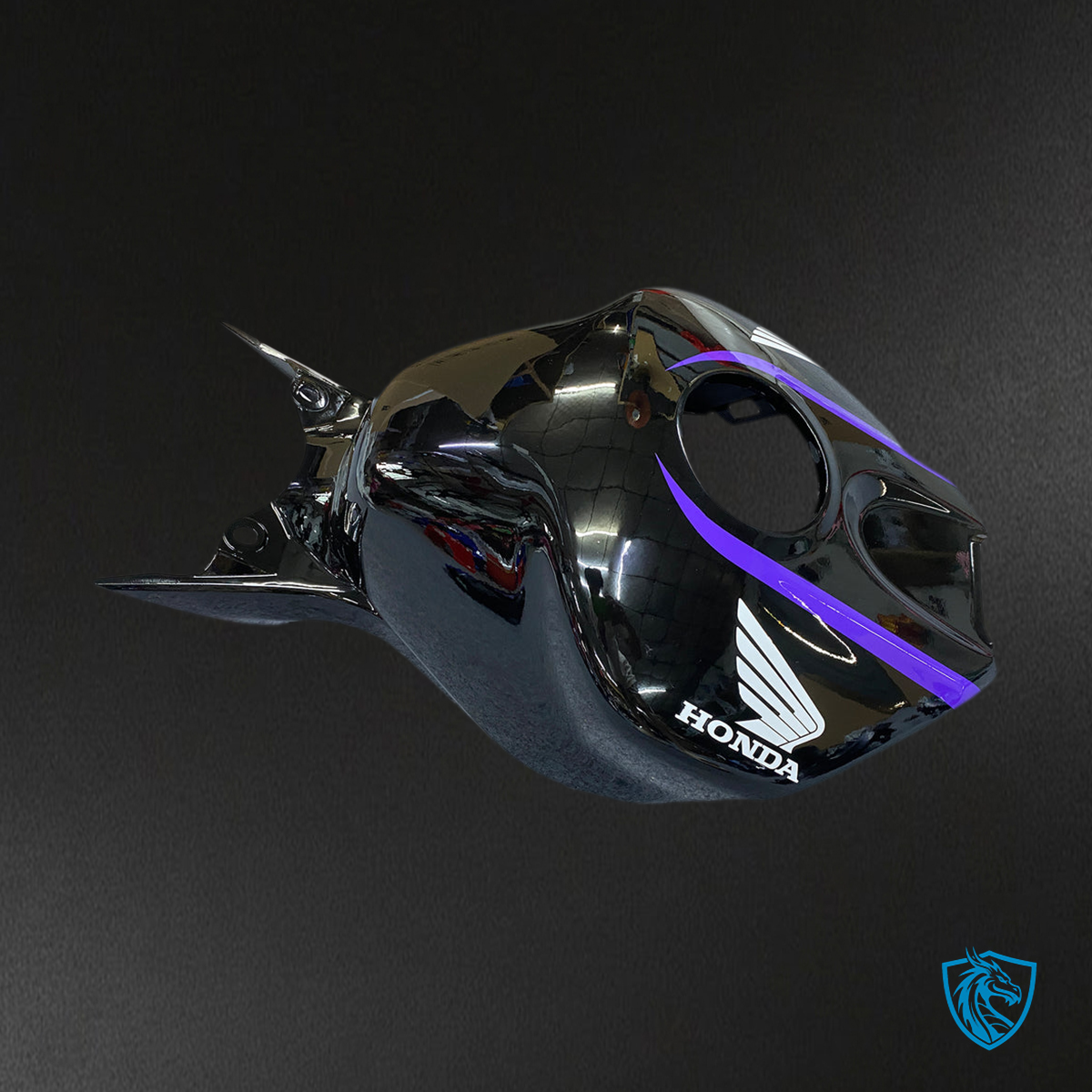 Honda CBR1000RR (2004-2005) Black & Purple - MERGEment Motorcycle Fairings Kit