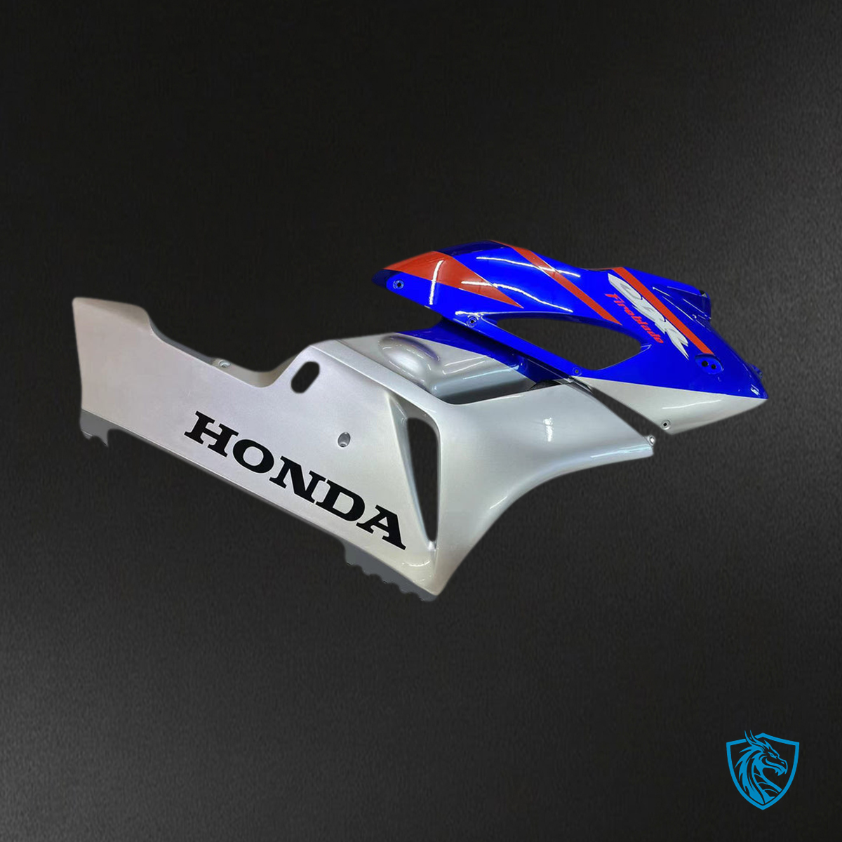 Honda CBR1000RR (2004-2005) Red, Blue & Silver - Custom ABS Fairing Kit