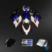 White, Blue & Black