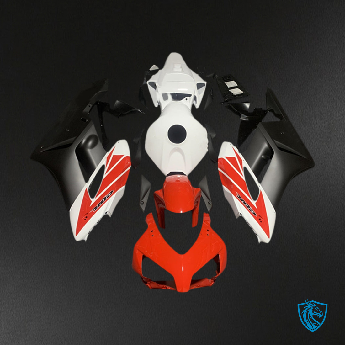 Honda CBR1000RR (2004-2005) Red, White & Black Fairing Kit | ABS Bodywork