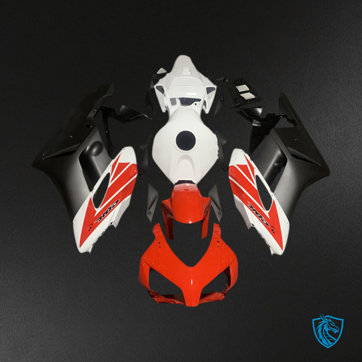 Honda CBR1000RR (2004-2005) Red, White & Black Fairing Kit | ABS Bodywork