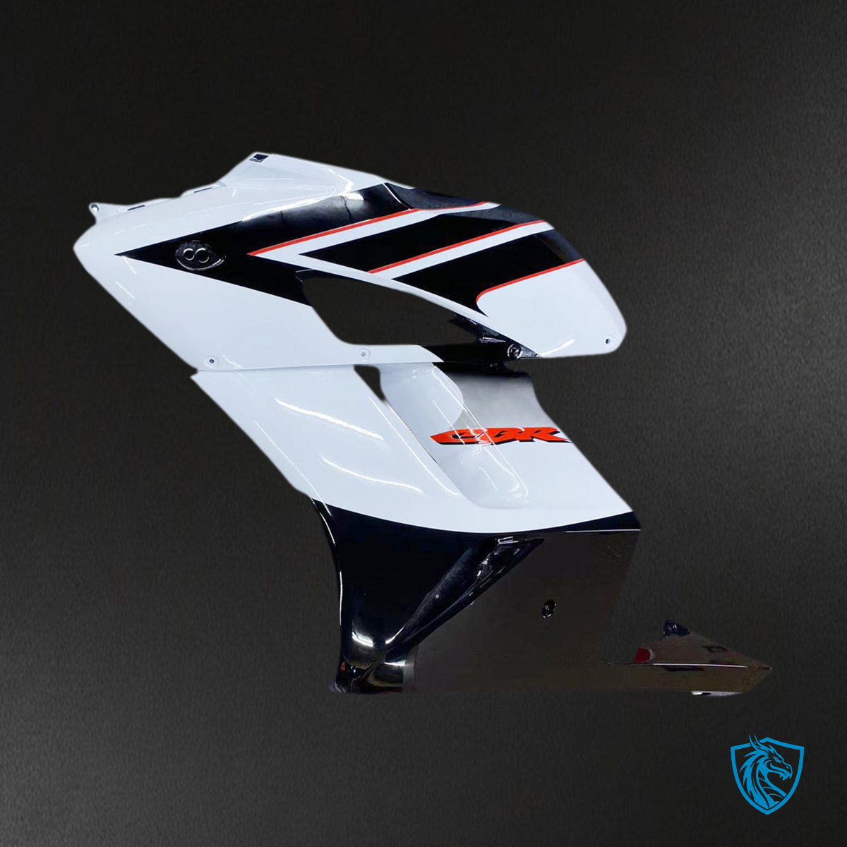 Honda CBR1000RR (2004-2005) White, Red & Black Fairing Kit - Aftermarket ABS Bodywork