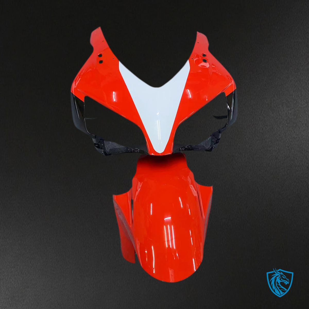 Honda CBR1000RR (2004-2005) White, Red & Black Fairing Kit - Aftermarket ABS Bodywork