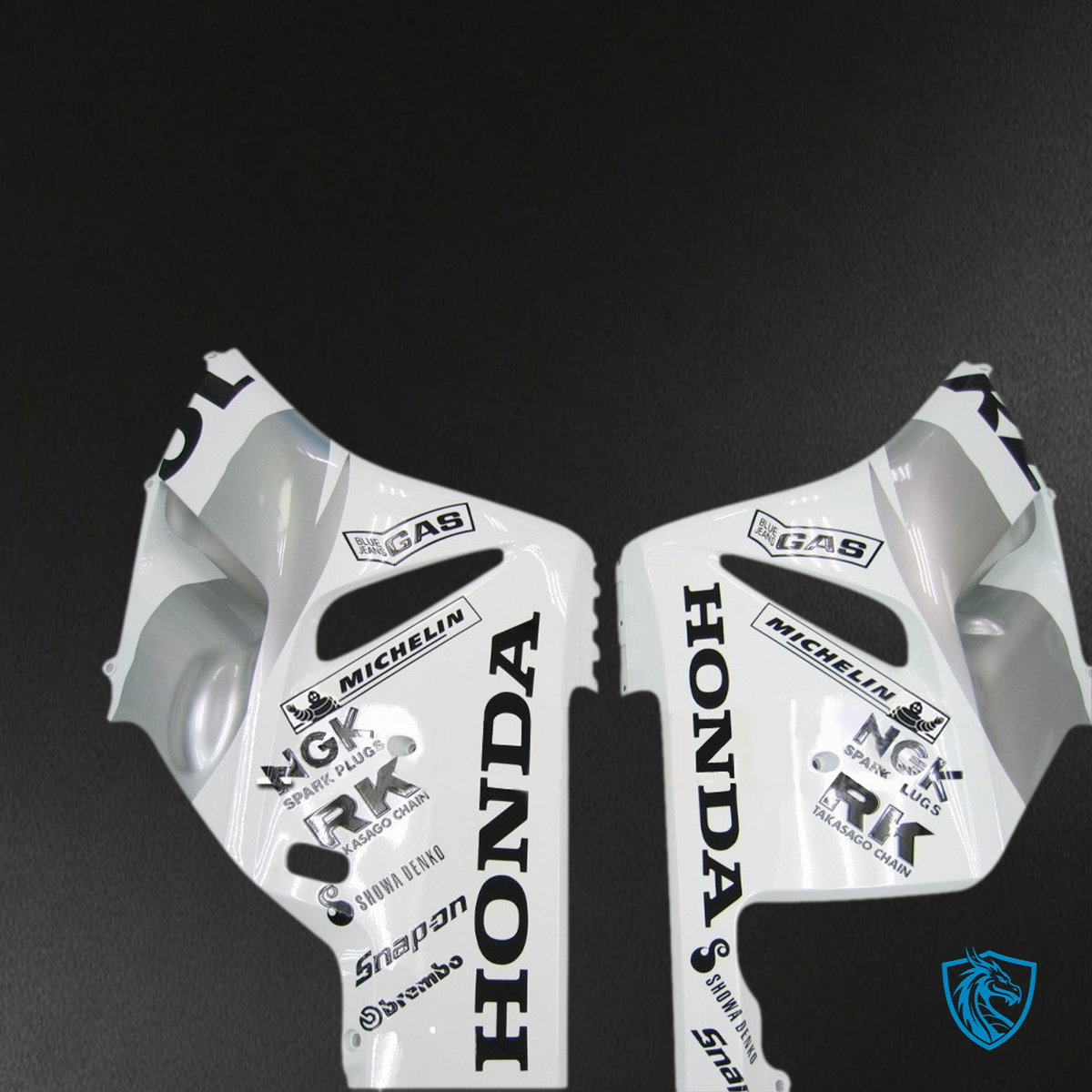 Honda CBR1000RR (2004-2005) White & Silver Repsol - MERGEment Motorcycle Fairings Kit
