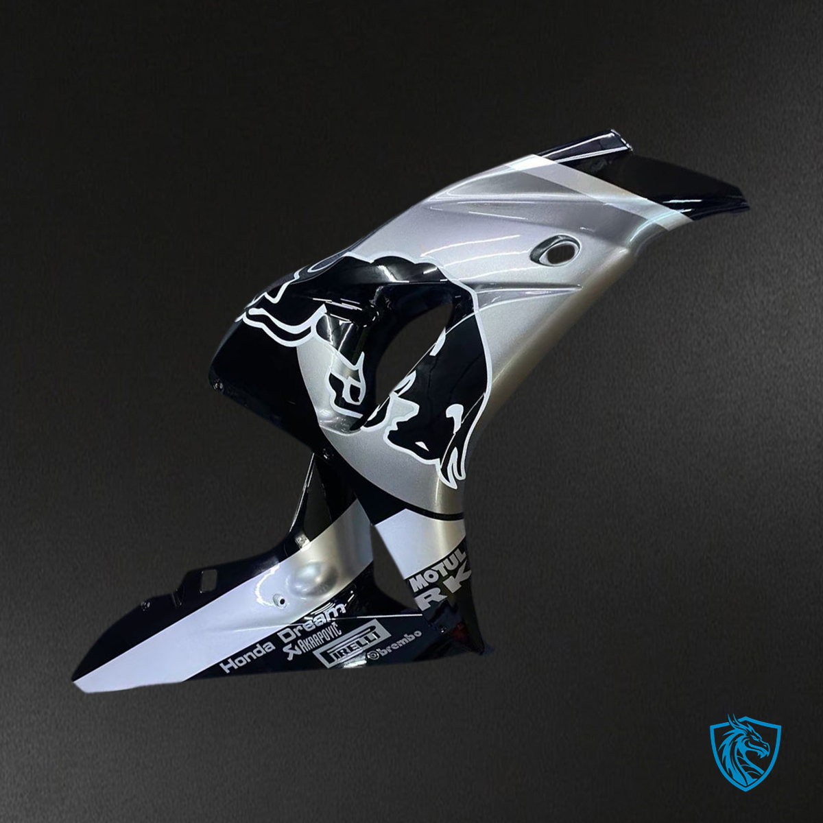 Honda CBR1000RR (2006-2007) Black & Silver - MERGEment Motorcycle Fairings Kit