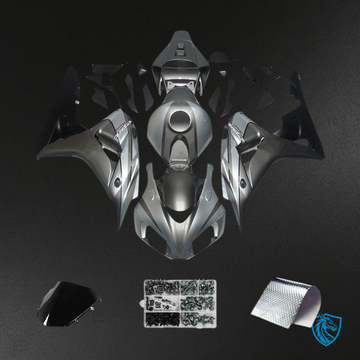 Honda CBR1000RR (2006-2007) Dark Gray & Black Fairing Kit - Aftermarket ABS Bodywork