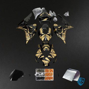 Honda CBR1000RR (2006-2007) Black & Gold Fairing Kit | ABS Bodywork