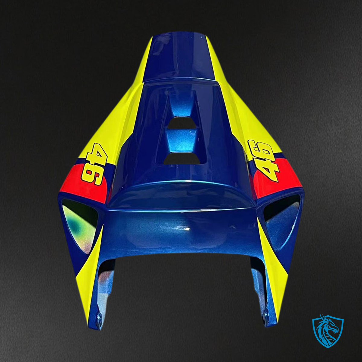 Honda CBR1000RR (2006-2007) Blue, Black & Yellow Shark - Custom ABS Fairing Kit