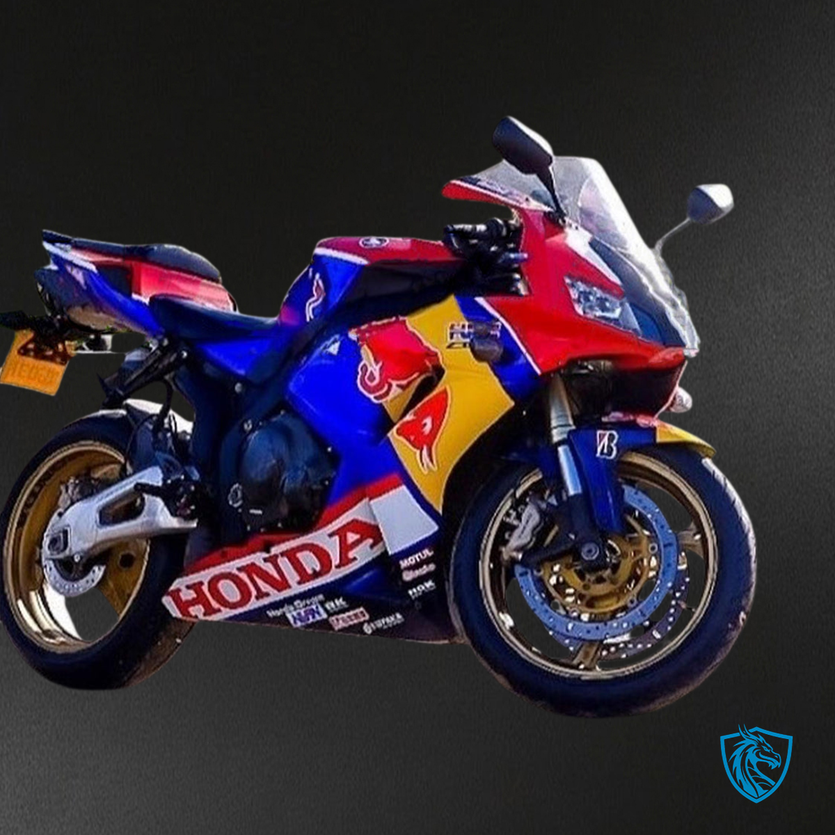 Honda CBR1000RR (2006-2007) Red, Blue & Yellow - Custom ABS Fairing Kit