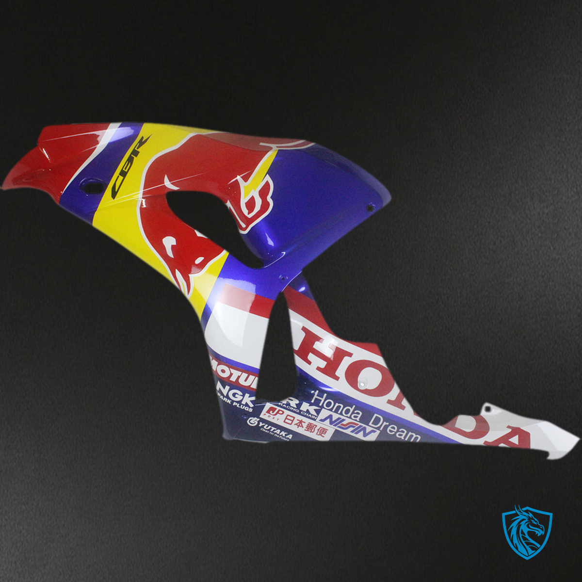 Honda CBR1000RR (2006-2007) Red, Blue & Yellow - Custom ABS Fairing Kit