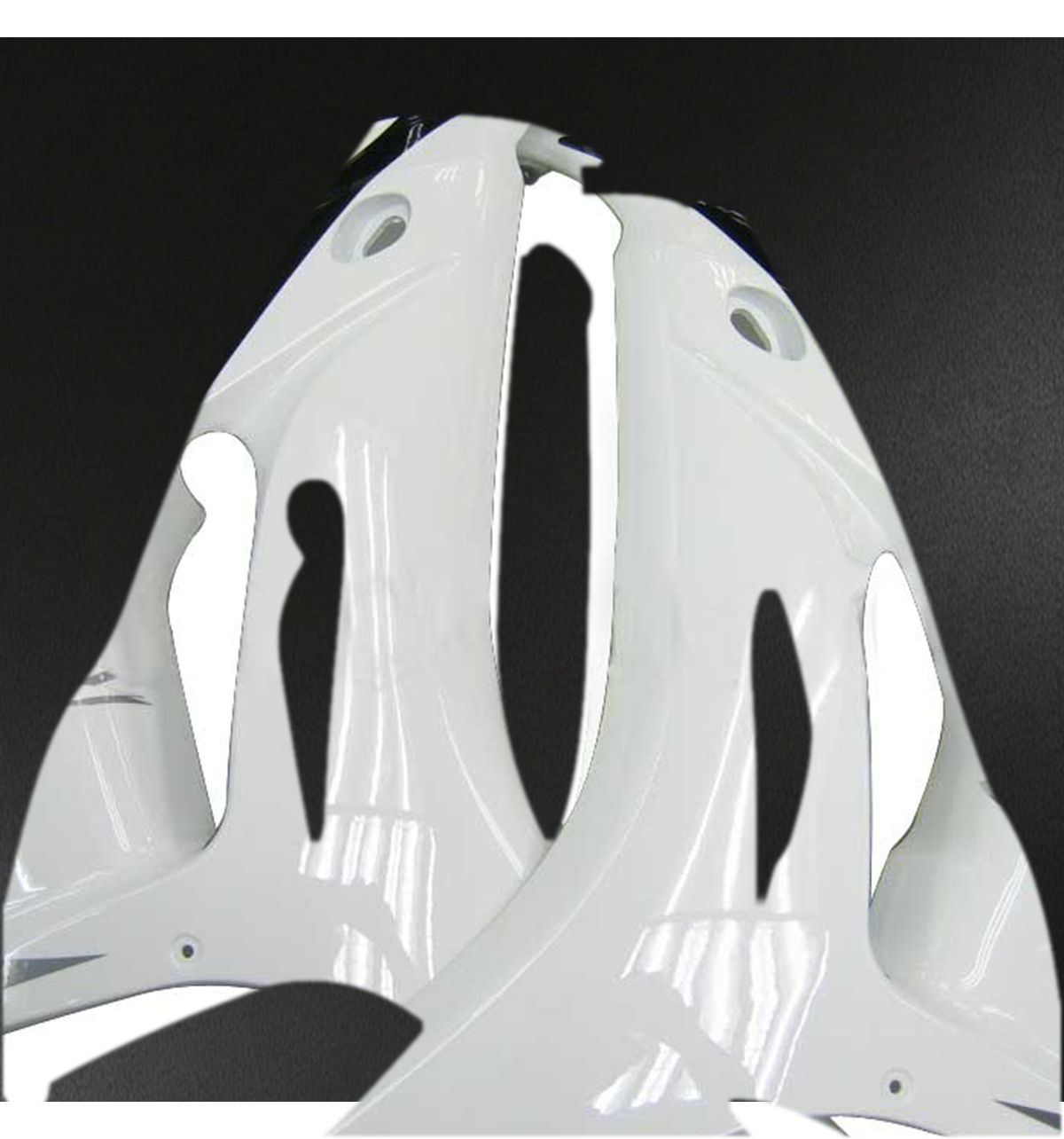 Honda CBR1000RR (2006-2007) White & Black Racing Generic Fairing Kit - Aftermarket ABS Bodywork