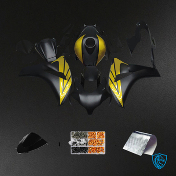 Honda CBR1000RR (2008-2011) Black & Gold Fairing Kit | ABS Bodywork