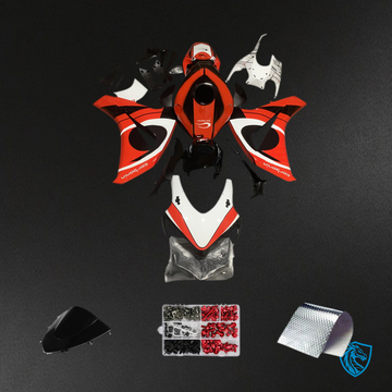 Honda CBR1000RR (2008-2011) Red & White Fairing Kit - Aftermarket ABS Bodywork