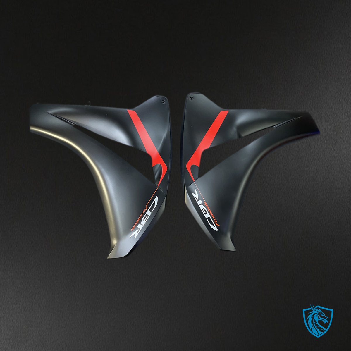 Honda CBR1000RR (2008-2011) Matte Black & Red - MERGEment Motorcycle Fairings Kit