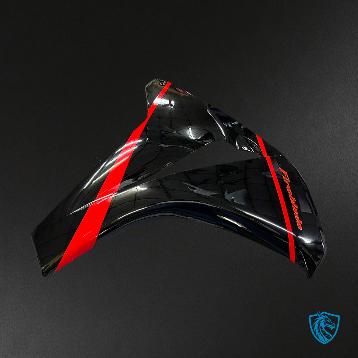 Honda CBR1000RR (2008-2011) Gloss Black & Red Fairing Kit | ABS Bodywork