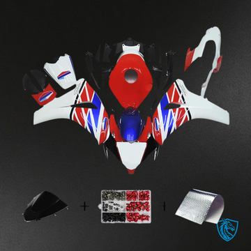 Honda CBR1000RR (2008-2011) Red, White & Blue - Custom ABS Fairing Kit