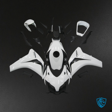 Honda CBR1000RR (2008-2011) White & Black Generic Fairings Kit | ABS Bodywork