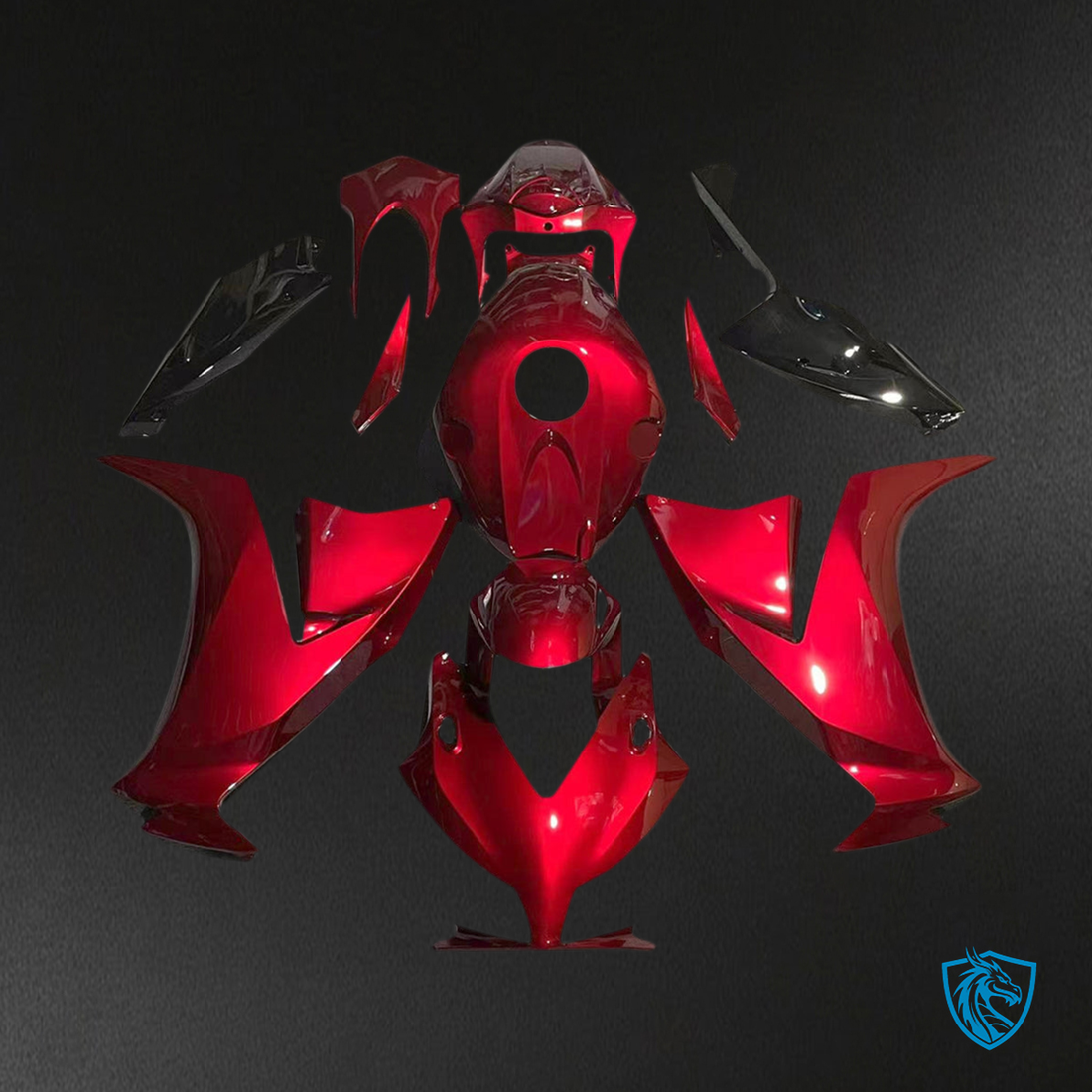 Honda CBR1000RR (2012-2016) Gloss Red & Black Fairing Kit | ABS Bodywork