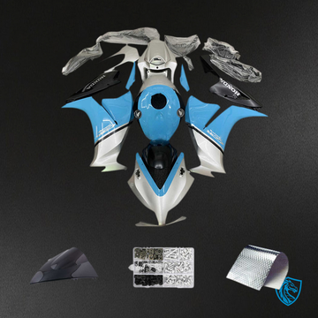 Honda CBR1000RR (2012-2016) Light Blue & White - Custom ABS Fairing Kit