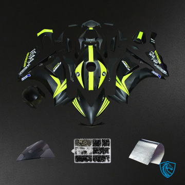 Honda CBR1000RR (2012-2016) Black & Neon Yellow - MERGEment Motorcycle Fairings Kit