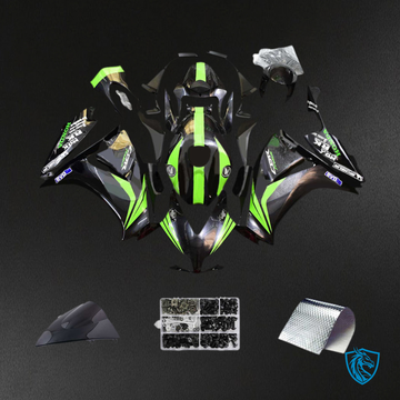 Honda CBR1000RR (2012-2016) Black & Green - Custom ABS Fairing Kit