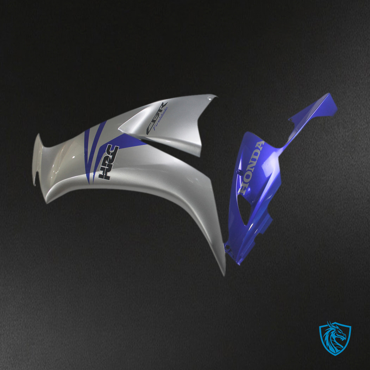 Honda CBR1000RR (2012-2016) Silver & Blue Fairing Kit | ABS Bodywork