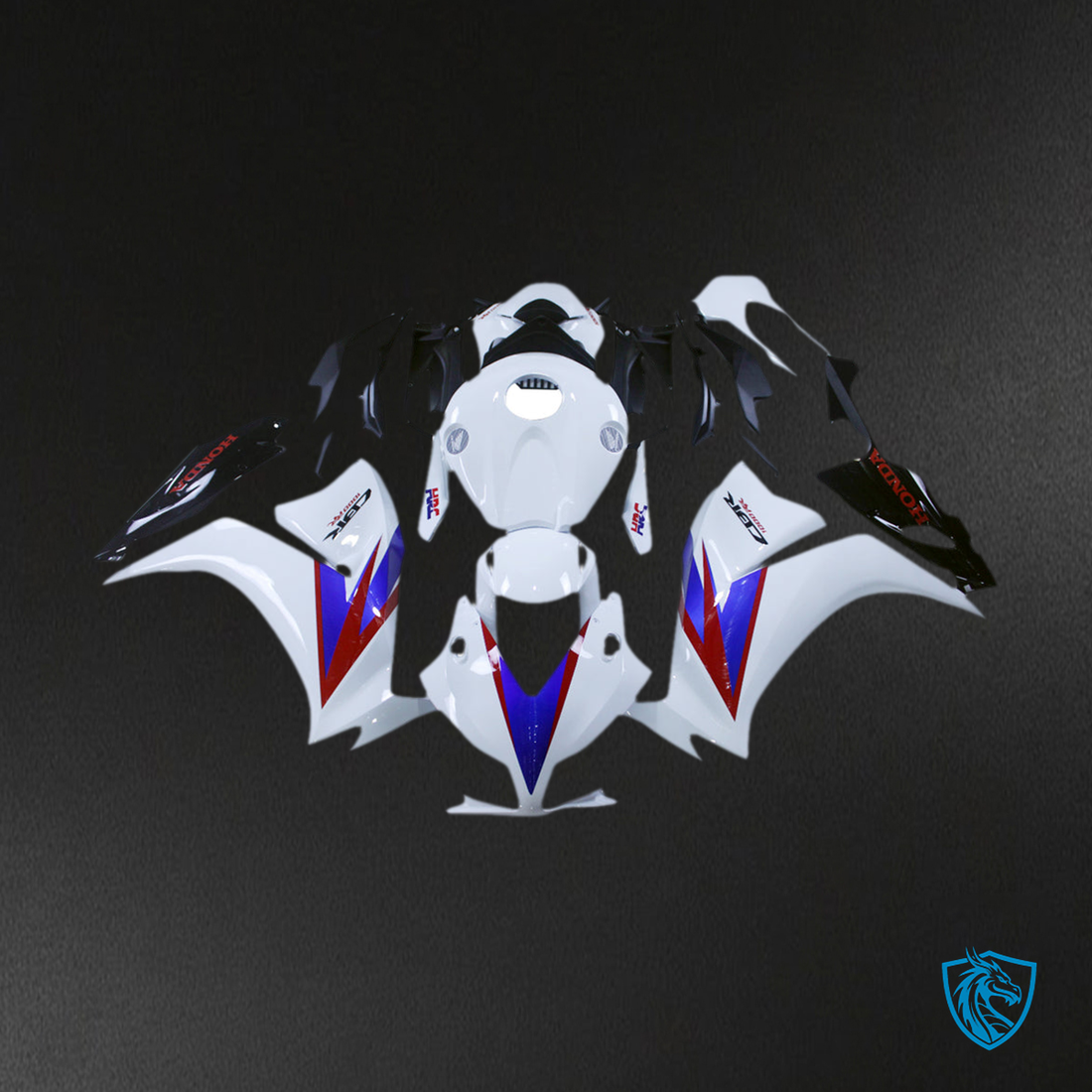 Honda CBR1000RR (2012-2016) White, Black & Blue - MERGEment Motorcycle Fairings Kit