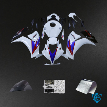 Honda CBR1000RR (2012-2016) White, Black & Blue - MERGEment Motorcycle Fairings Kit