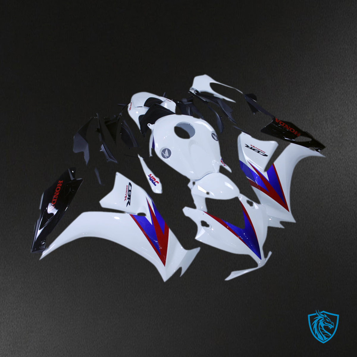 Honda CBR1000RR (2012-2016) White, Black & Blue - MERGEment Motorcycle Fairings Kit