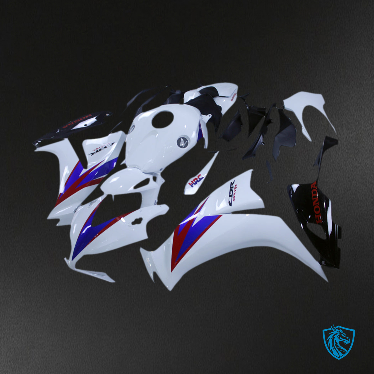 Honda CBR1000RR (2012-2016) White, Black & Blue - MERGEment Motorcycle Fairings Kit