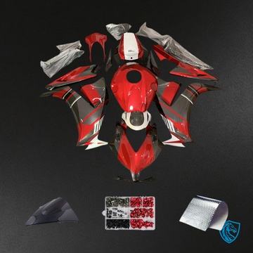 Honda CBR1000RR (2012-2016) Red, Black & White Fairing Kit - Aftermarket ABS Bodywork