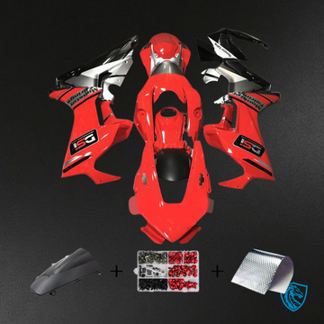 Honda CBR1000RR (2017-2023) Red, Black & White - Custom ABS Fairing Kit