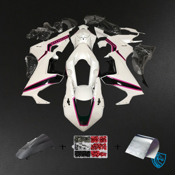 Honda CBR1000RR (2017-2023) White, Black & Red - MERGEment Motorcycle Fairings Kit
